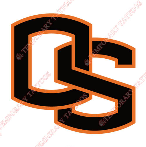 Oregon State Beavers Customize Temporary Tattoos Stickers NO.5821